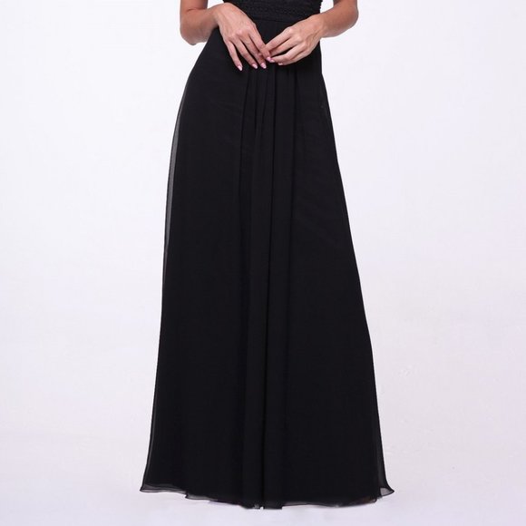 Scoop Neck A-Line Shape Prom Dress CD1938 - Picture 4 of 5